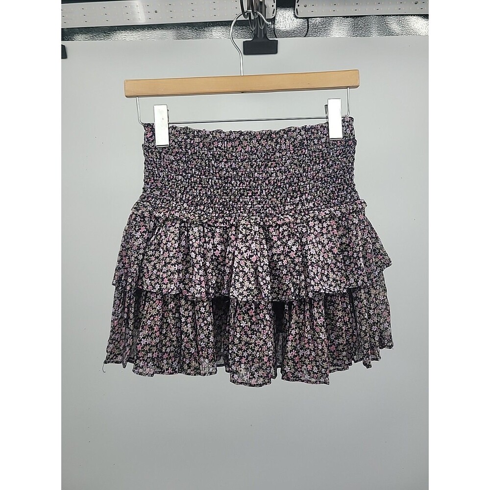 Reset Floral Mini Skirt Sz M Beachy Vacation Resort Cruise Summer Boho